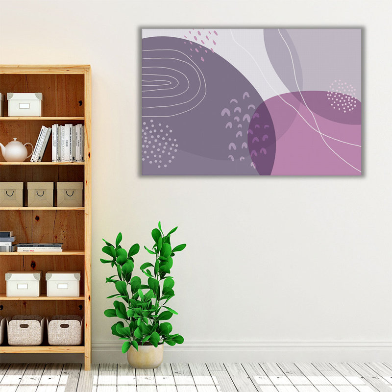 Enlightened Abstract 4 - Canvas Print Wall Art, 32" H x 48" W