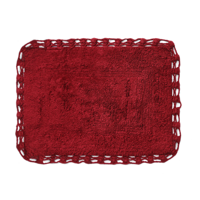 Ensemble de tapis de bain Rosellen, Rouge