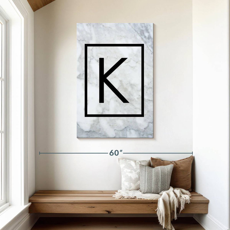 Letter K, 45" H x 30" W