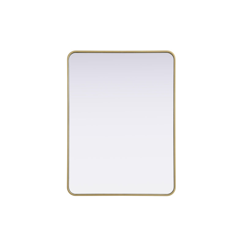Erath Contour Metal Mirror, 40" x 30", Brass
