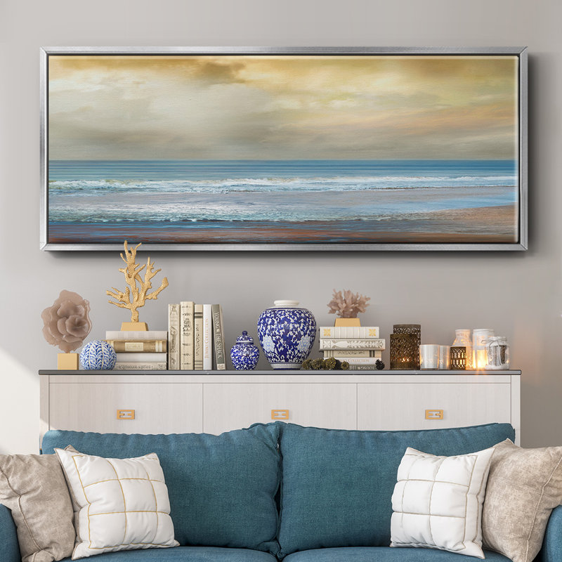 Beach Dreams- Framed Canvas, 20" H x 50" W