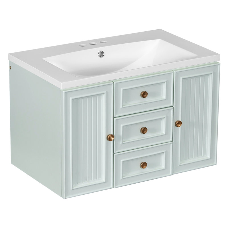 Meuble-lavabo simple avec plateau Jhonny 30,11