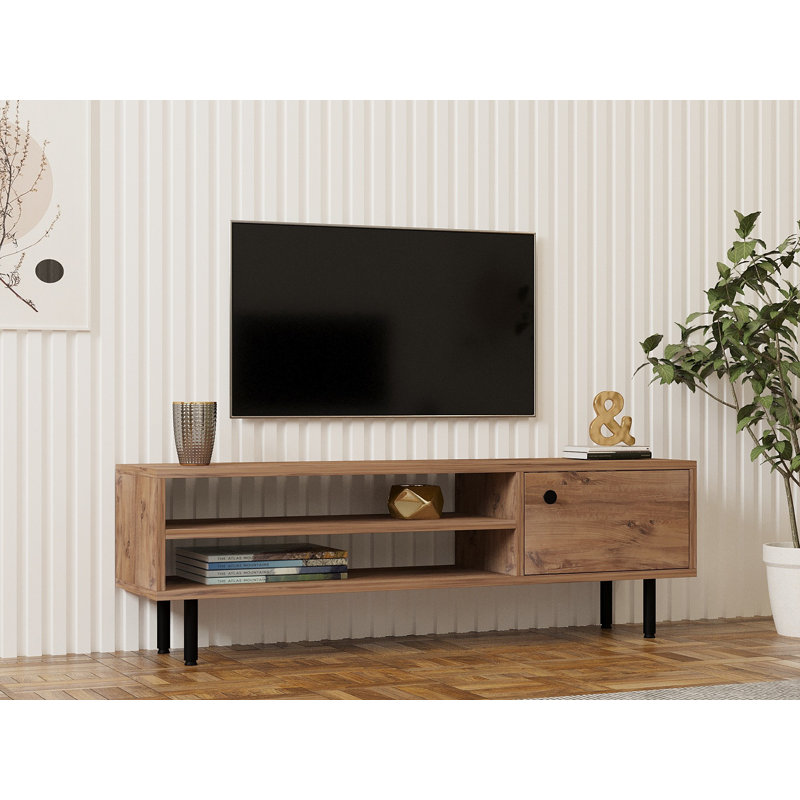 Keikei Unfinished TV Stand, Natural