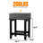 Aliah Outdoor Side Table Adirondack Tables Weather Resistant Patio Table Plastic Outdoor End Tables-2067377993