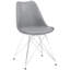 Modern Grey Side Chair , Base, Dining Room Transformation Padded With Comfort