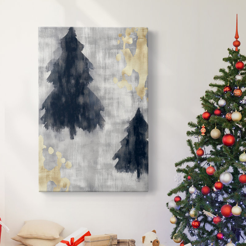 Art des Fêtes de Noël - Toile tendue avec châssis CCL XXXII, H 18 po x l 12 po