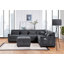 Canapé modulaire en chenille l 115 po Trey avec dossier réglable Trey