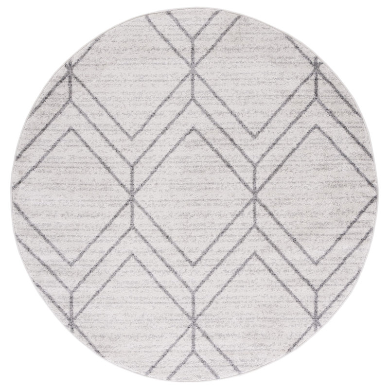 Jain Performance Geometric Rug, Round 6'