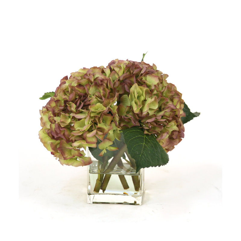 Arrangement floral hortensias, Améthyste