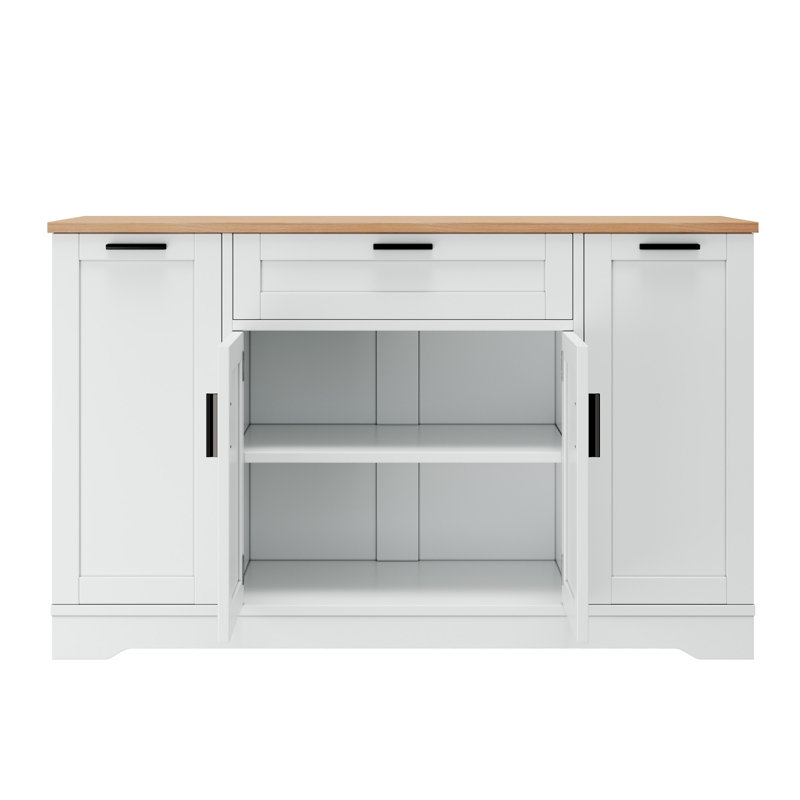Multi-Functional Storage Sideboard, White