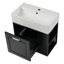 Meuble-lavabo mural 21,8 po avec lavabo, tiroir et tablette réglable-300333577