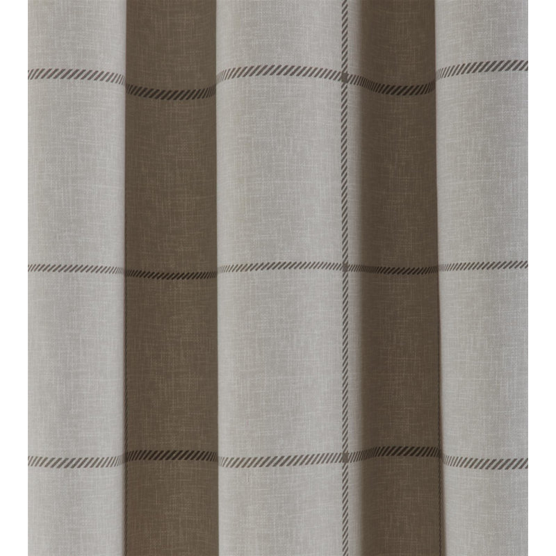 Room Darkening Curtain Panel Pair, 168 W x 183 D cm, Natural