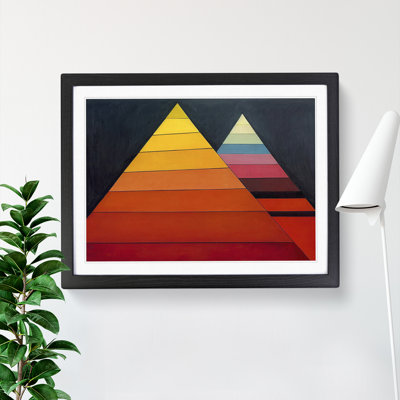 Geometric Pyramids Vol.3 Abstract - Single Picture Frame Print