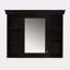 Armoire de rangement murale 35 po x 28 po avec porte miroir, armoire de salle de bain moderne avec miroir, armoire à pharmacie avec 6 tablettes ouvertes-580112818