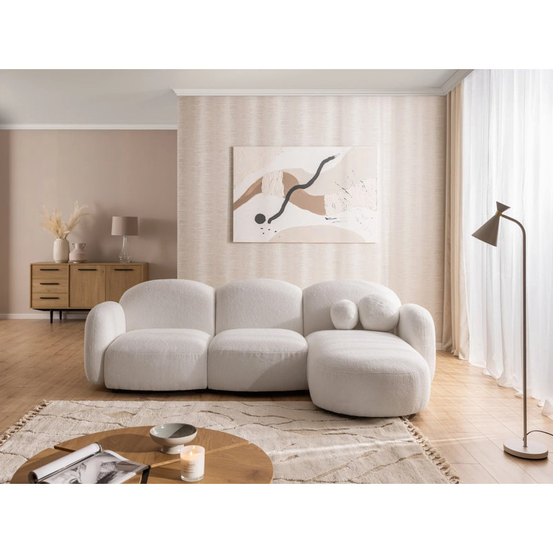 Nuvola Sectional, Right-Hand Facing, White
