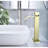 Waterfall Spout Bathroom Faucet,Single Handle Bathroom Vanity Sink Faucet