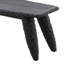 Quillan Mindi Wood Bench, Black