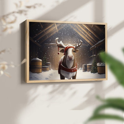 Chirstmas Art-CMXLII -Framed Print - Restickable