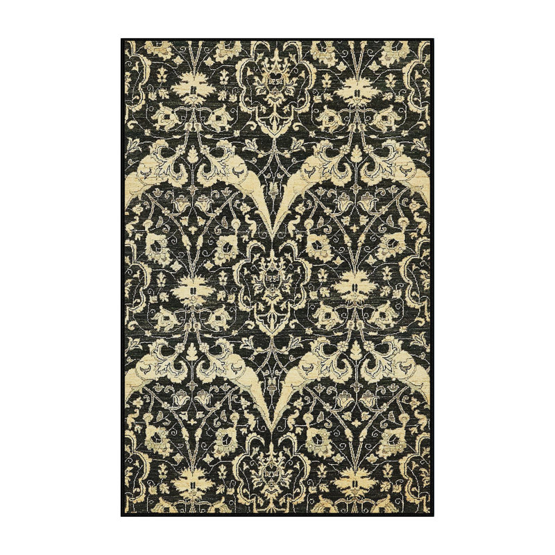 Tapis décoratif multicolore à motif abstrait, Rectangle 8 pi x 10 pi