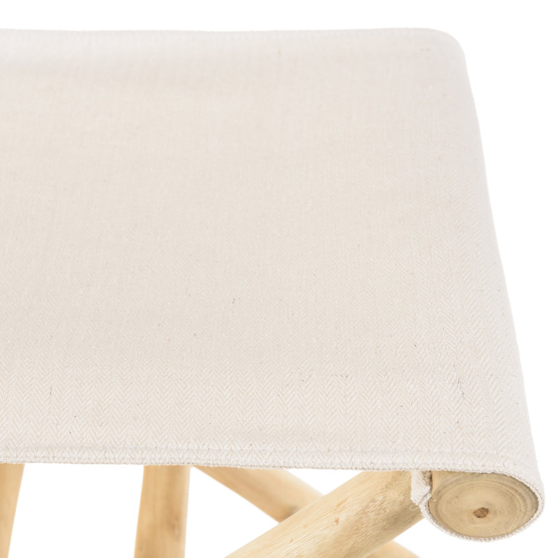 Cafferkey Solid Wood Accent Stool