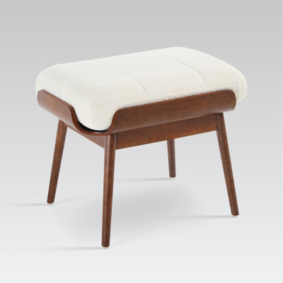 Modern Fabric Upholstered Entryway Bench & End of Bed Bench for Bedroom Living Room by George Oliver