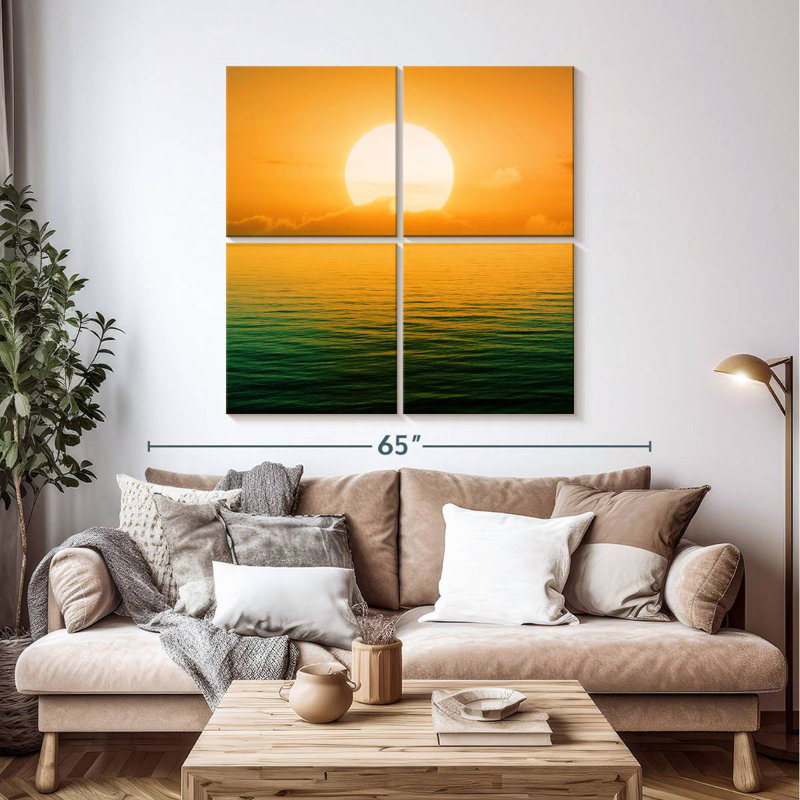 Gillard Sunset Over Sea