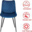 Side Chair in Blue