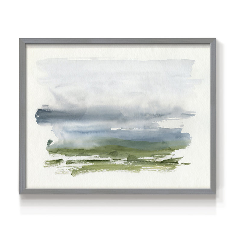 Coastline Splash III - impression encadrée - réarmable, H 16 po x l 20 po, Gris