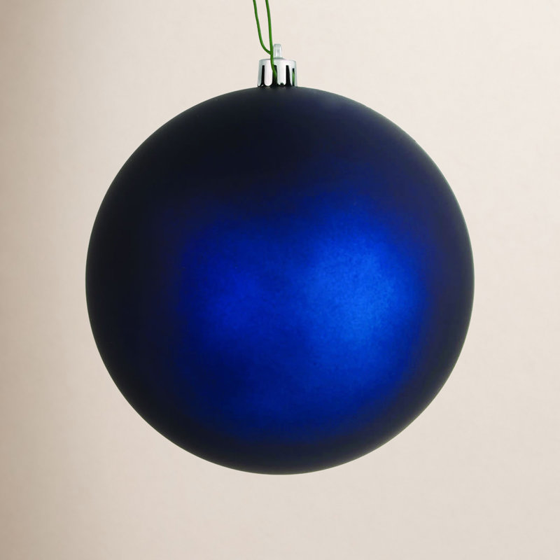 Ornement boule Décor, Rouge, H 4 po x l 4 po x P 4 po