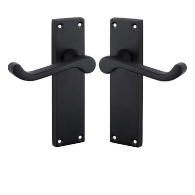 1 Pair Victorian Scroll Lever Latch Door Handle