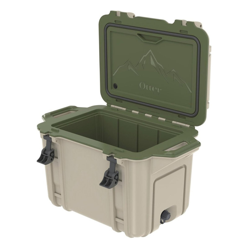 Refroidisseur d’extérieur robuste et très résistant à l’extérieur 45 qt., Brun clair