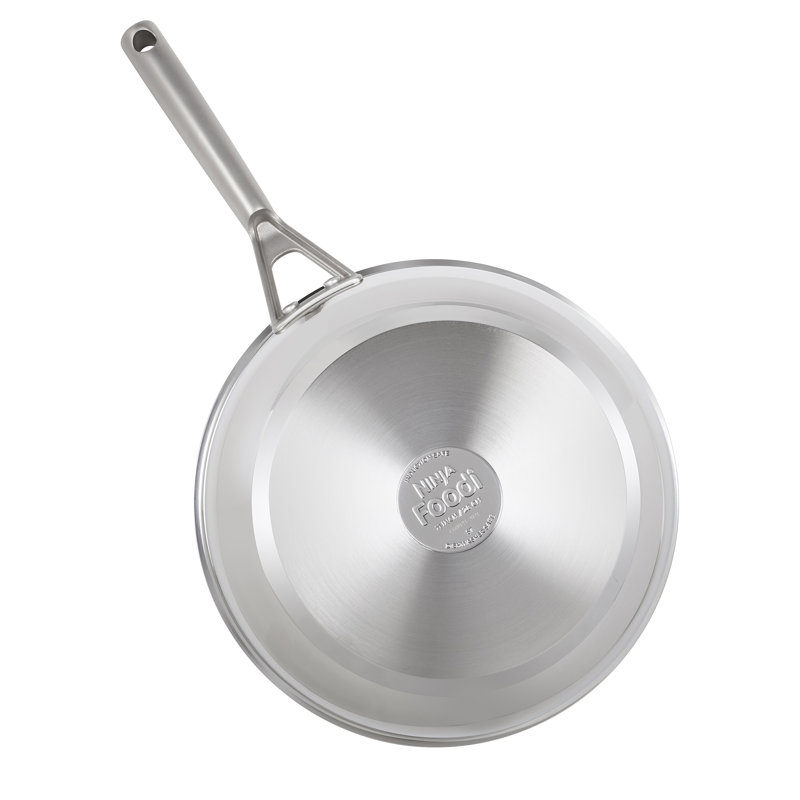 Ninja ZEROSTICK Stainless Steel 2 Piece Frying Pan Set (24cm/28cm) - C62200UK