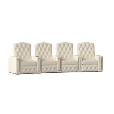 Regal HR Series Upholstered Power Reclining Home Theater Seating with Cup Holder