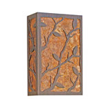 Branches With Leaves 2 - Light Flush Mounted Sconce