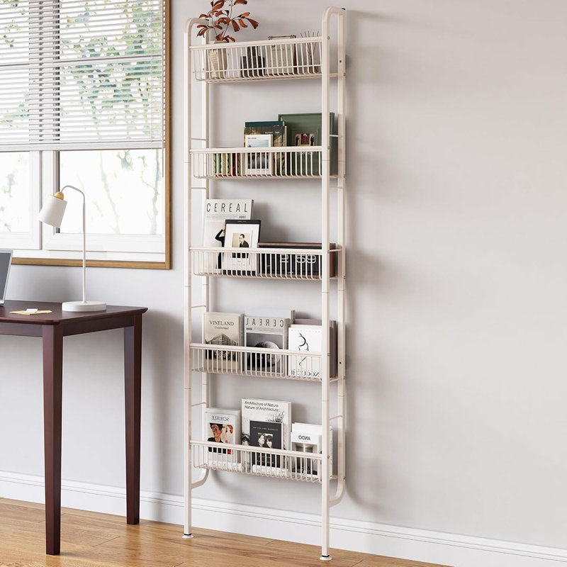 Organisateur de cuisine et de chambre à coucher derrière la porte, bibliothèque et support à épices multi-garde-manger
