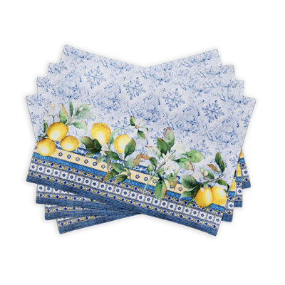 Maison d'Hermine  Summer Blues 100% Cotton Tablecloth - 60" x 120"