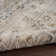 Rectangle  Floral Power Loomed Area Rug in Gray/Tan/Brown