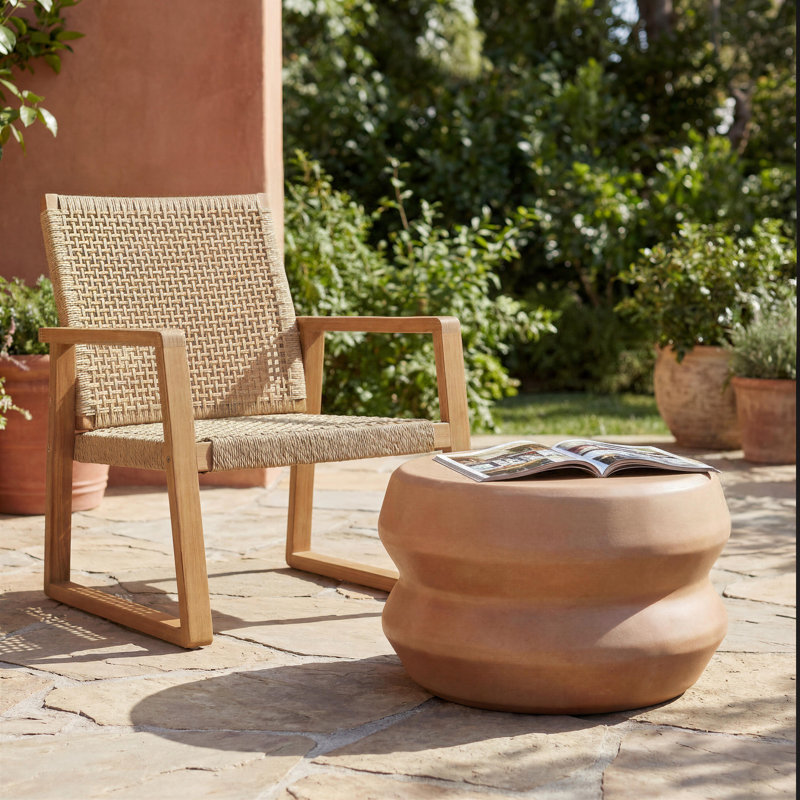Charlize Concrete Outdoor Side Table