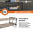 Disc-O-Bed Single Cot, Portable Sleep Solution for Tents and Cabins, Tan, XL-128837425