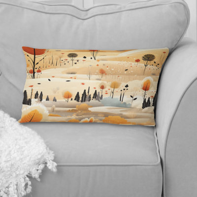 Motif floral bohème beige II