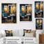 «Bathroom Bathroom Turquoise IV», reproduction d'art sur toile-730641445-730641444