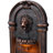 Tiered Lion Head Outdoor Water Wall Fountain with LED Light and Pump-1620562593