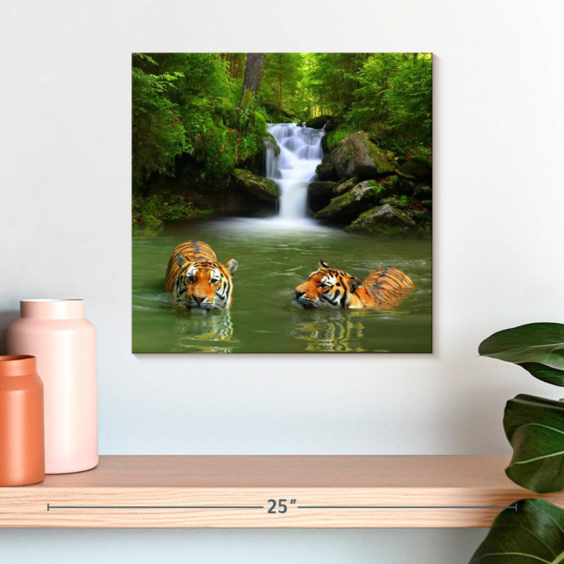 Brampt Tigers, 16" H x 16" W