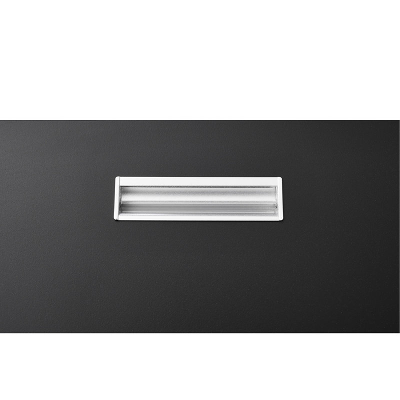 Armoire sur socle en métal Pavnesh Black