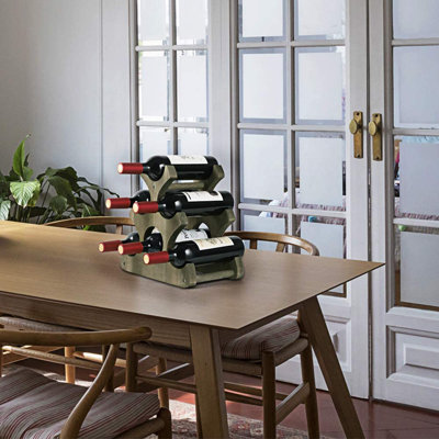 Amynicole 5 Bottle Tabletop Wine Bottle Rack