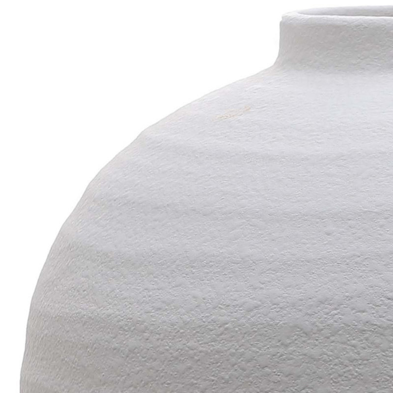 Catheline Handmade Ceramic Table Vase, White