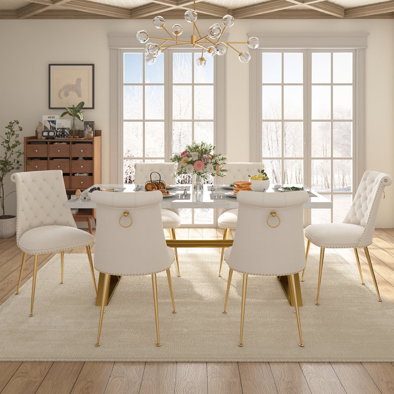 Ensemble repas pour 6 personnes Magallanes, Beige