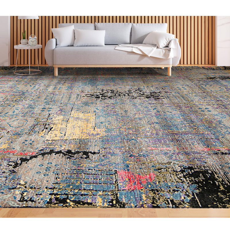 Abstract Area Rug, Rectangle 8' x 10'