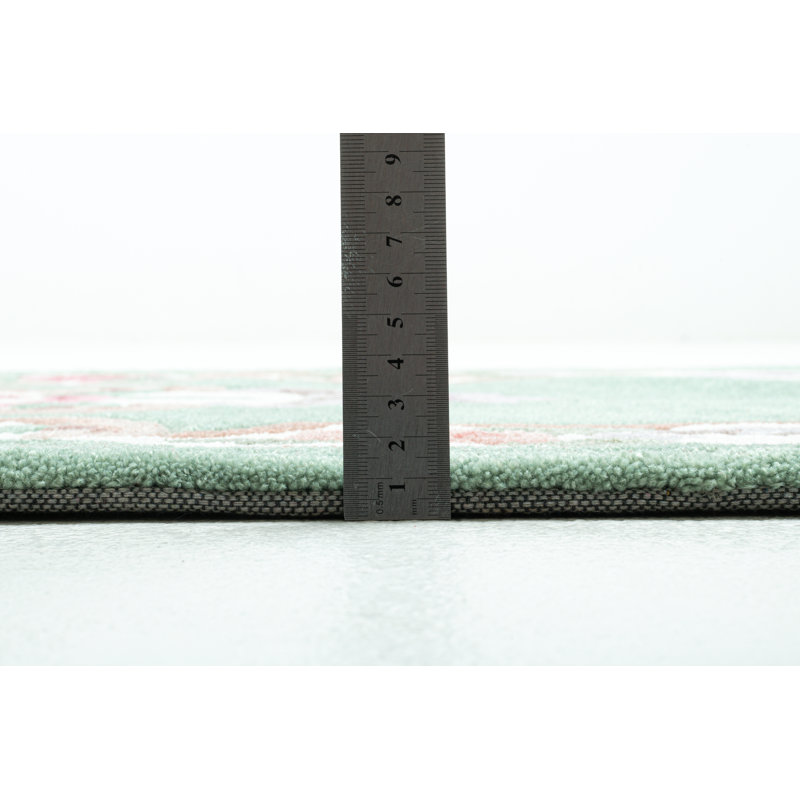 Ming Hand Tufted Green Rug, Runner 70 x 600cm