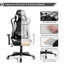 Blue Elephant Adjustable Reclining Faux Leather Swiveling PC & Racing Game Chair-1658736442